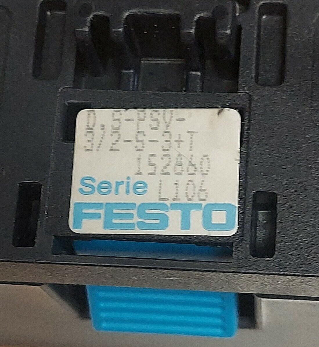Festo 152860 3/2-Way Valve with Pushbutton, Normally Closed (YE157)