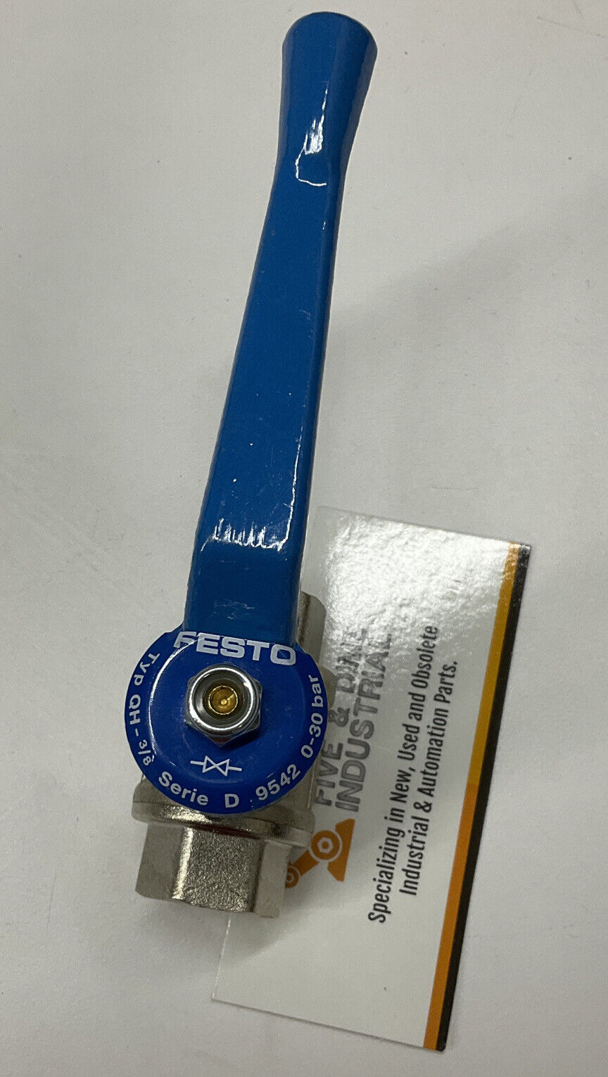Festo 9542 Type QH-3/8 New Stainless Ball Valve 0-30 Bar (BL246)