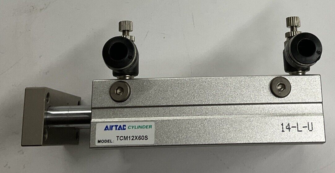 Airtac TCM12X60S Guided Air Cyclinder w/ Flow Valves (RE 150)