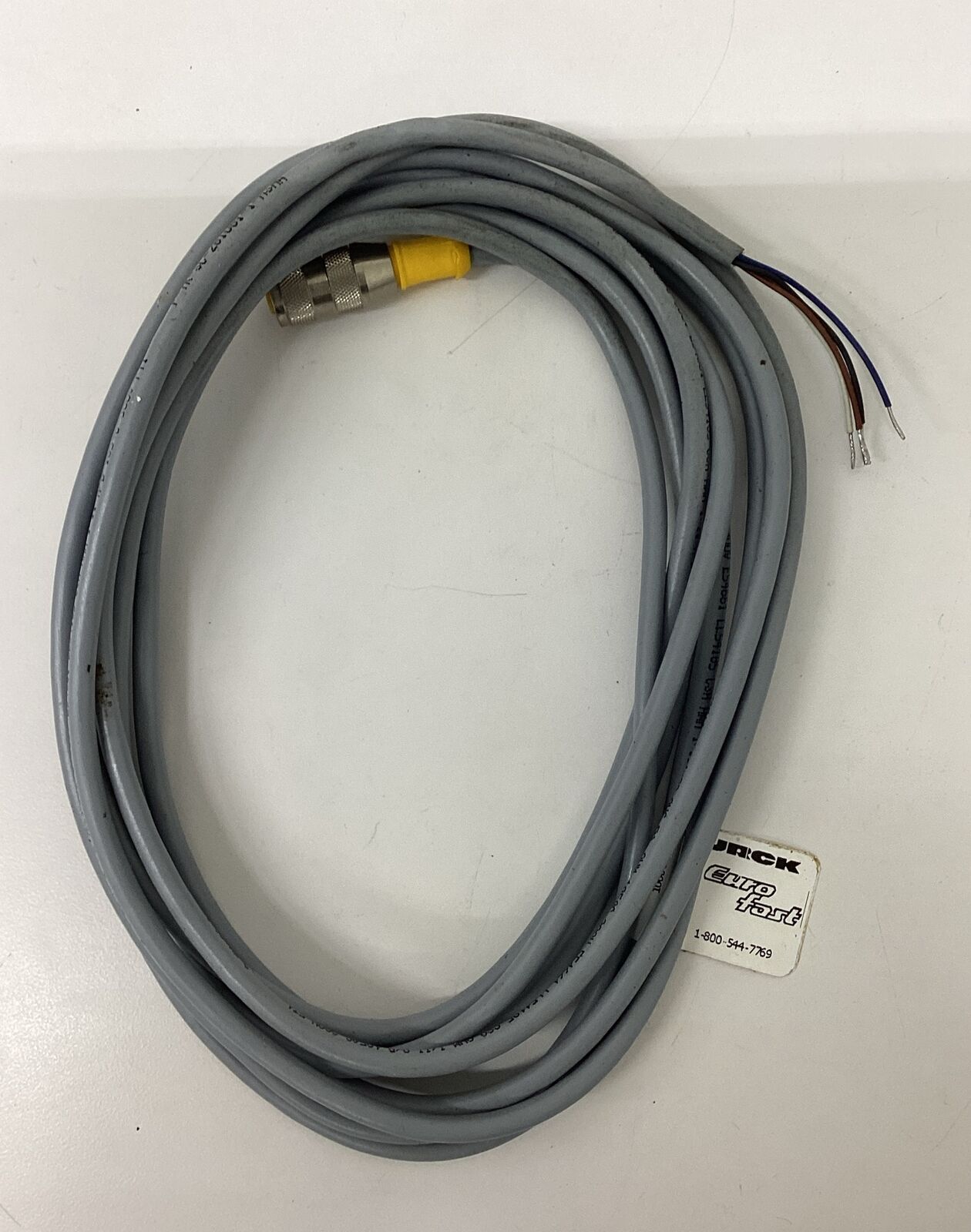 Turck RK4.4T-4 / U2173 M12 4-Wire Straight Single End Cable 4M (RE154)