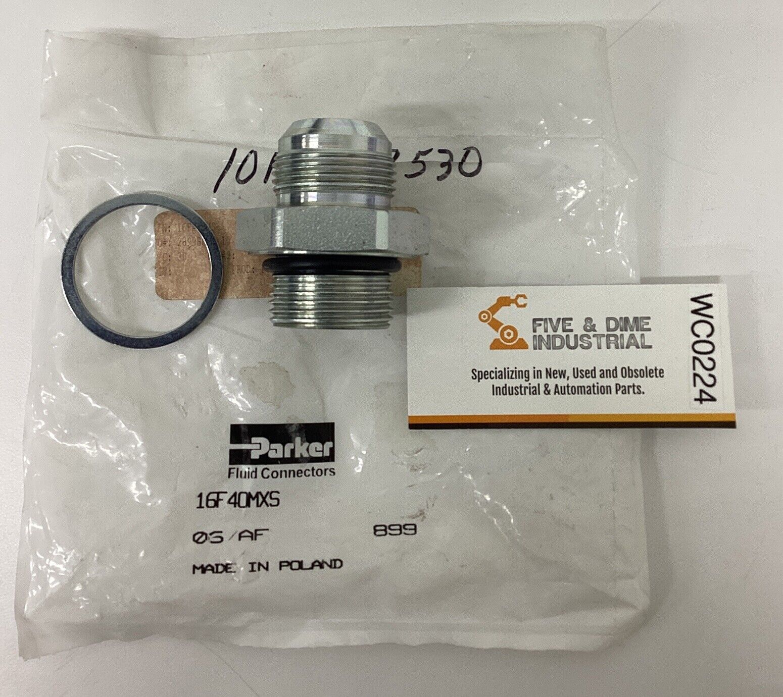 Parker 16F40MXS Hydraulic Fluid Connector (BL277)
