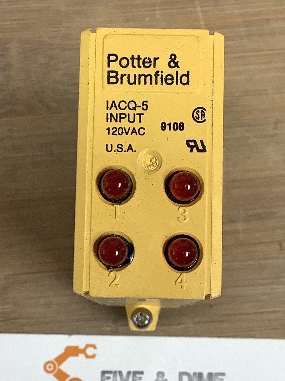 Potter & Brumfield / OPTO 22 IACQ-5 New Solid State Input Module 120VAC (BL123) - 0