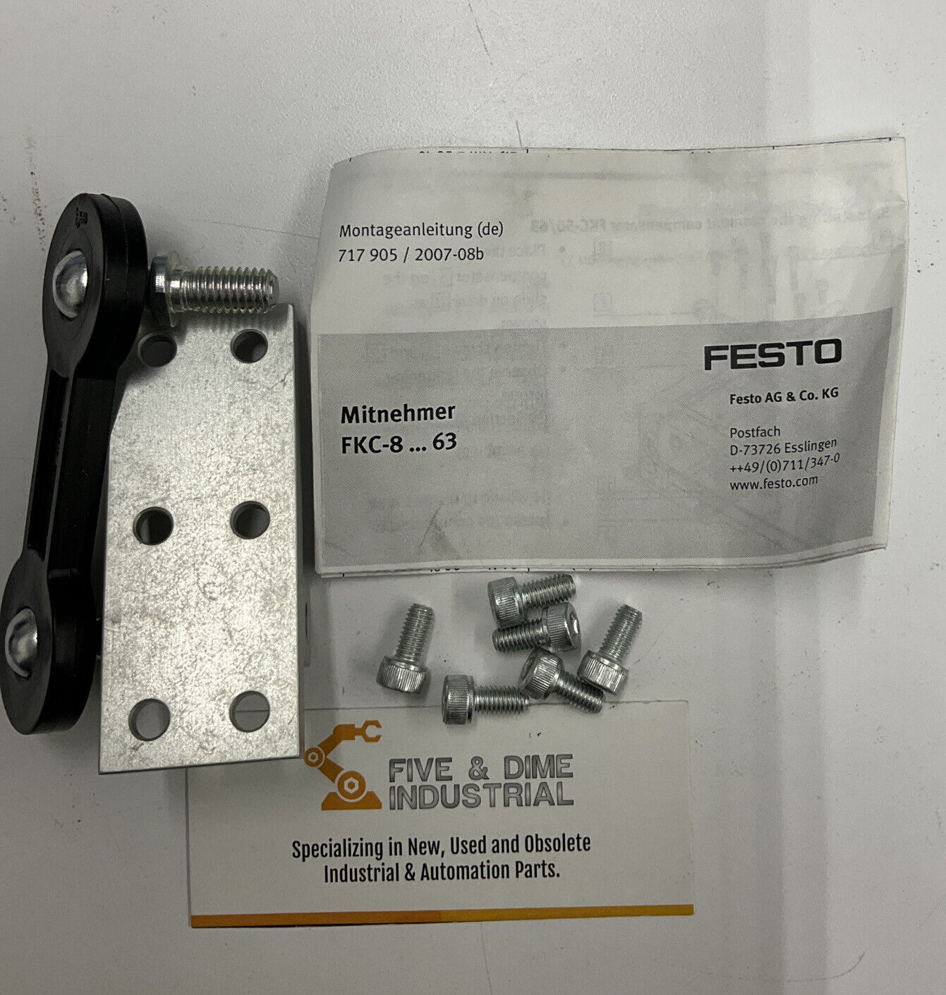 Festo FKC-32 New Moment Compensator for linear drive DGC-G (RE101) - 0