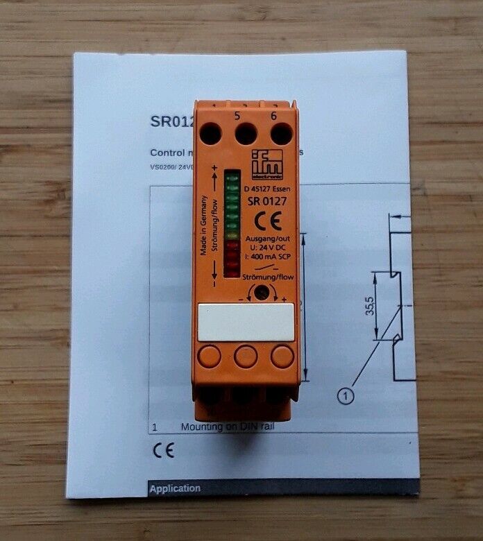 IFM Efector SR0127 New  Control Monitor 24VDC D-45127 (GR108)