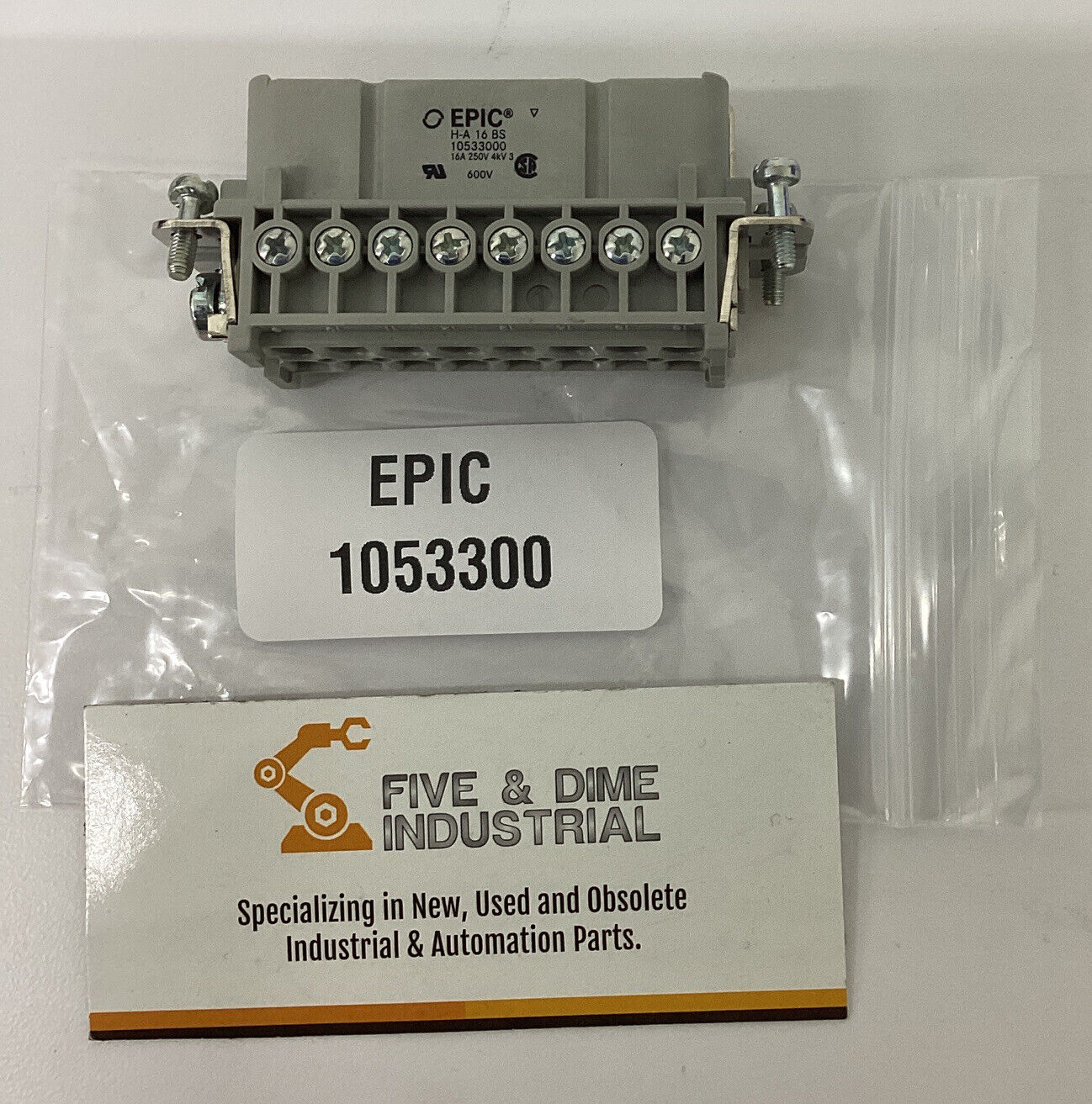 Lapp Epic 1053300 / H-A-16-BS-PH1  16 Pin Insert  600V (YE237)