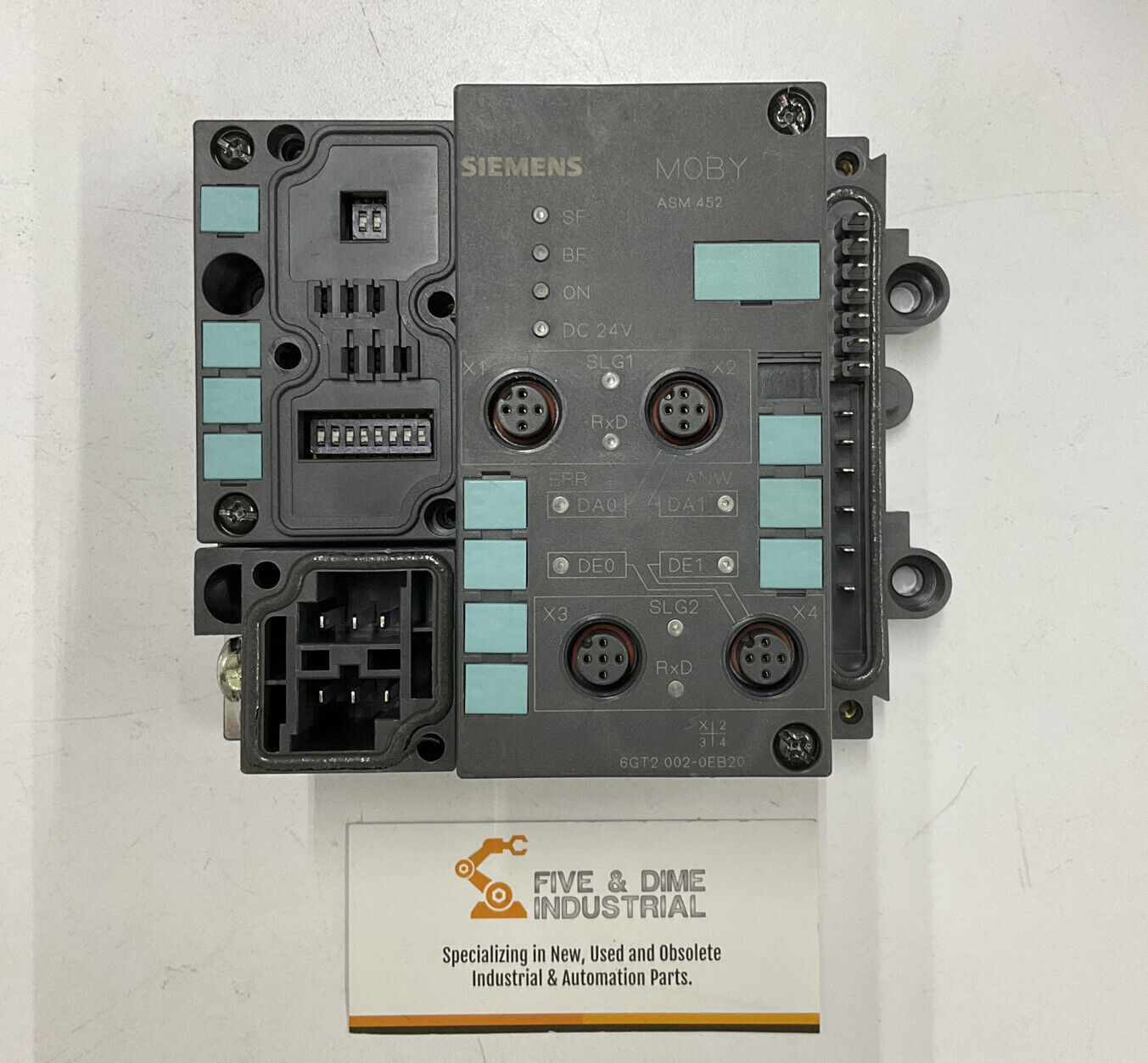 Siemens 6GT2-002-OEB20 MOBY ASM 452 Module with Base (CL358)