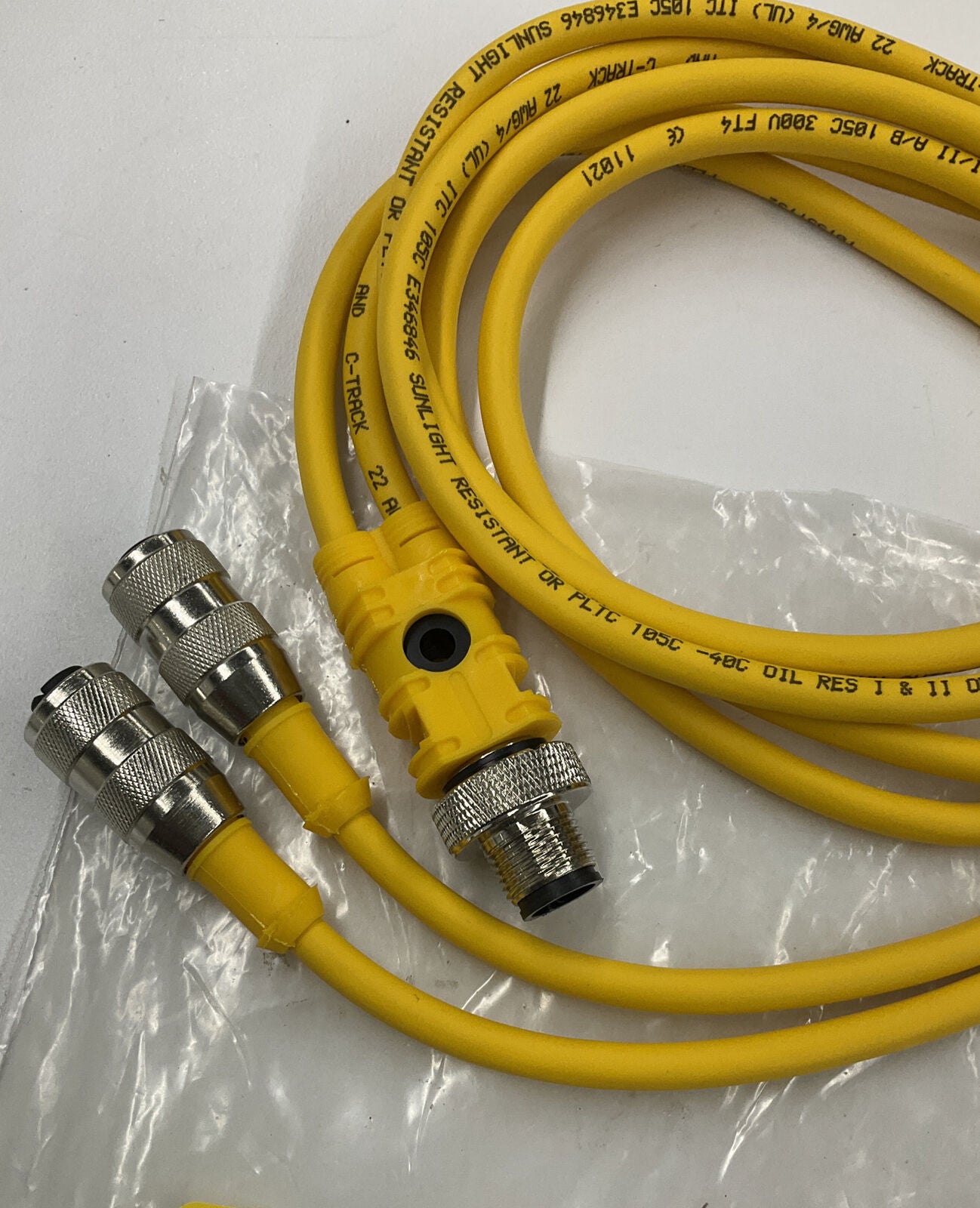 Turck Vbrs 4.4-2RK 4T-1/1/S857/S1587 U-15117 Splitter Cable 1 Meter (CBL146) - 0