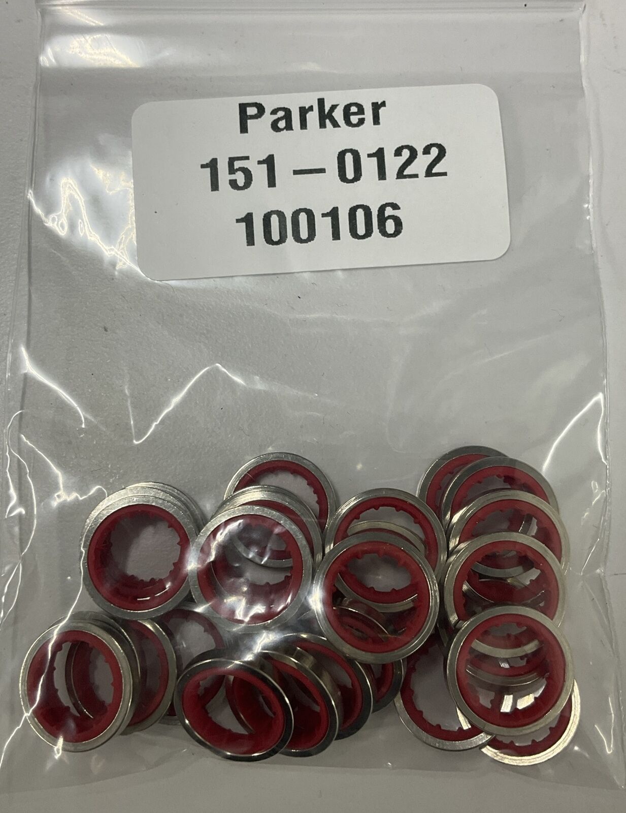 Parker 151-0122 100106 Package of 25 Weber Ring Seals 1/8" G 1/8 VS (BL234) - 0