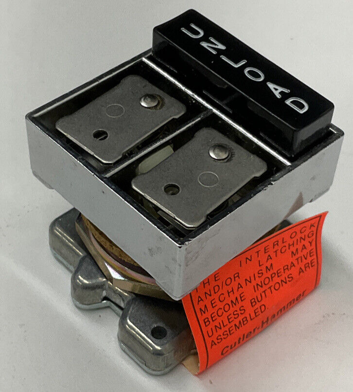Cutter Hammer Eaton E30AG-EXL "Unload" Push Button (CL222)