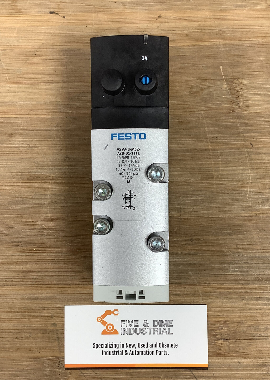 Festo  VSVA-B-M52-AZD-D1-1T1L New Solenoid Valve (YE104)