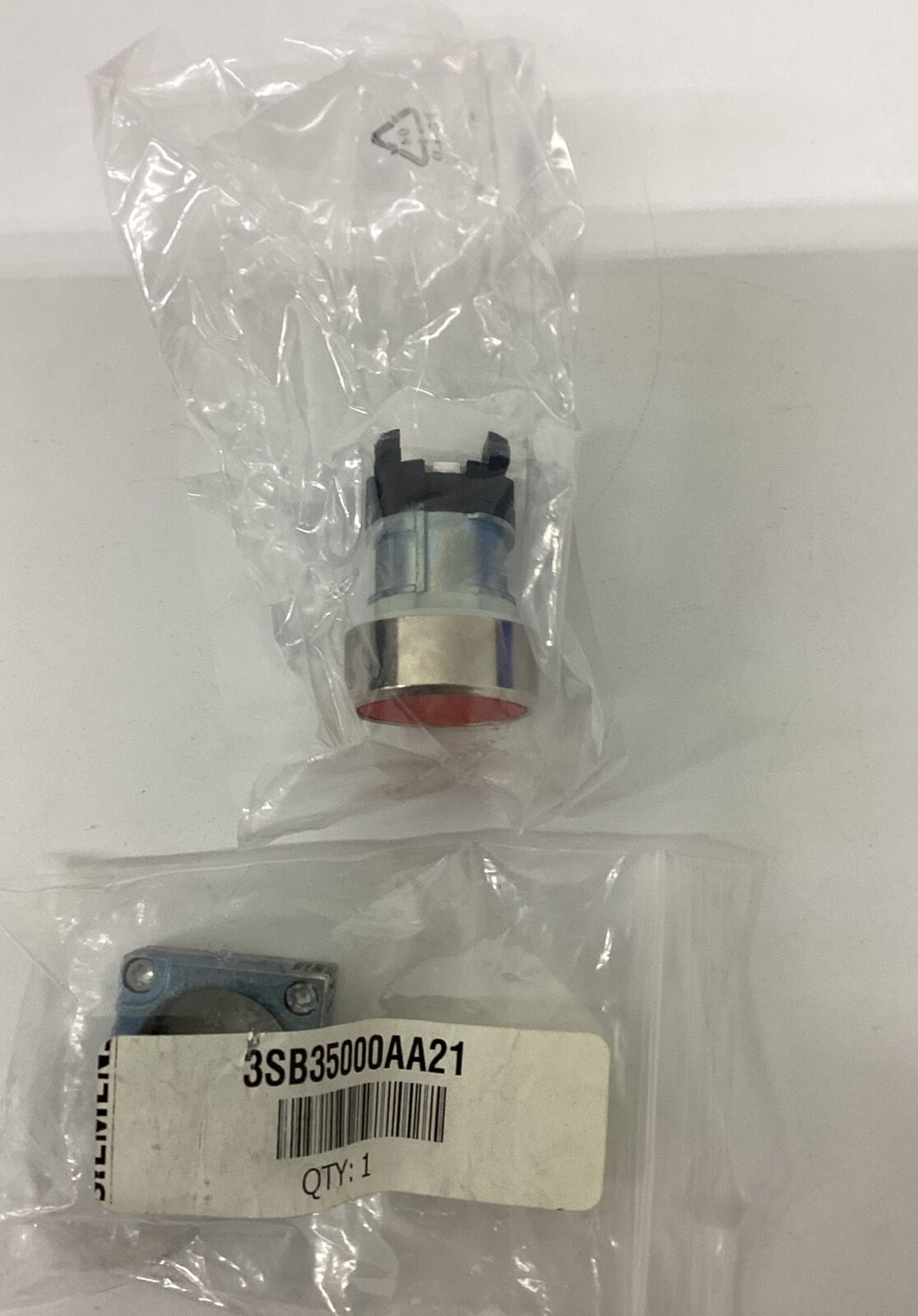 Siemens 3SB35000AA21 Momentary Red Push Button (BL268) - 0