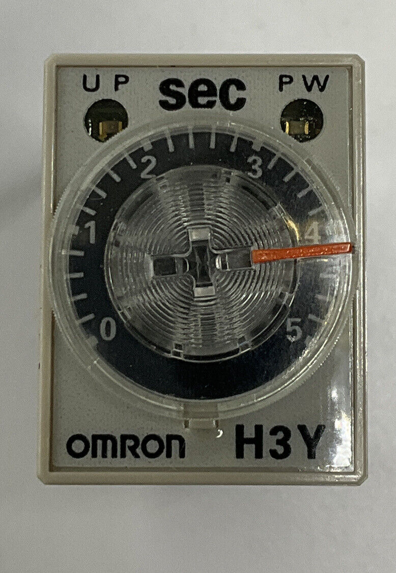Omron H3Y-4 Timer 0-5 Seconds 100-120VAC, 14 Pin (RE117) - 0