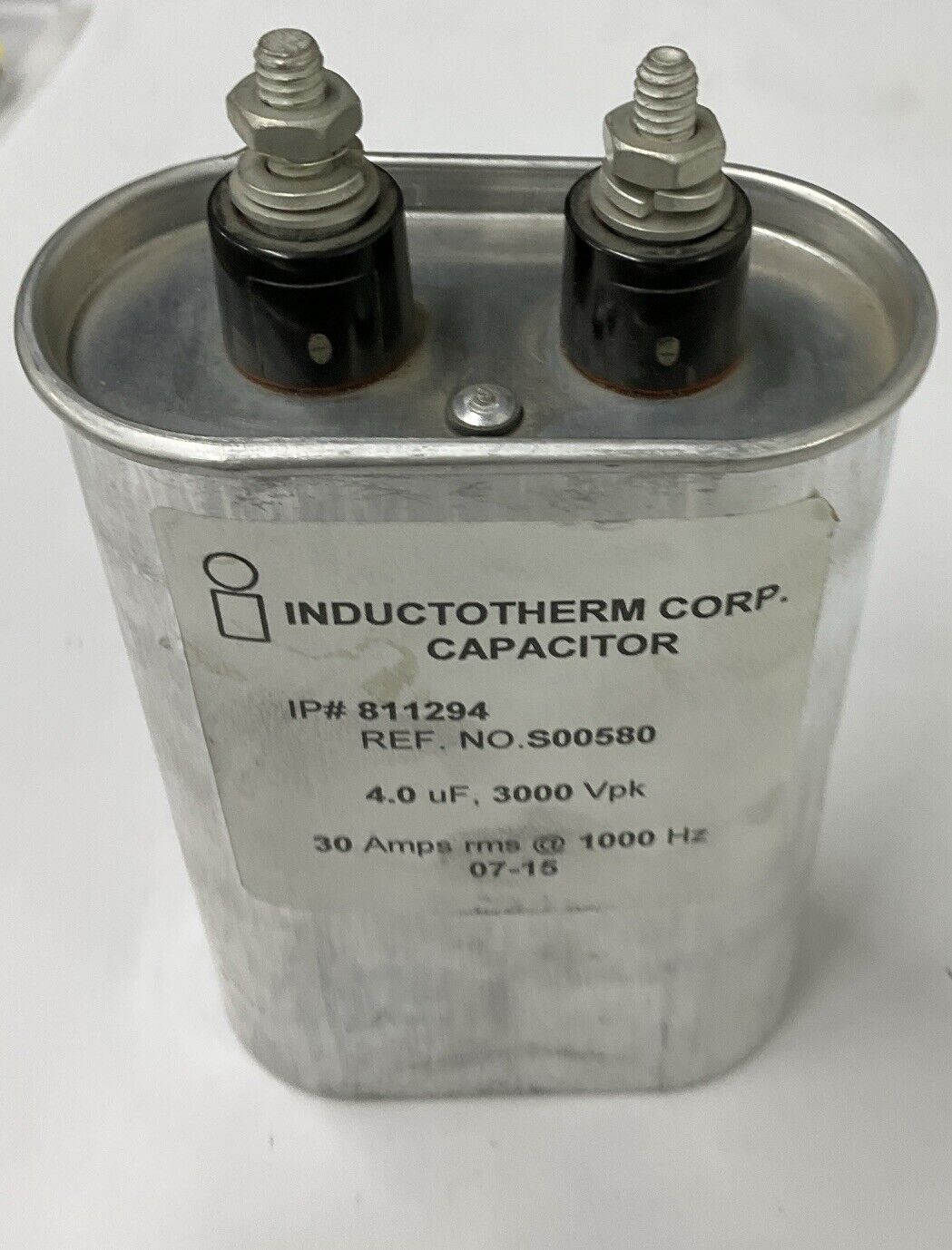 Inductotherm Corp. IP#811294 Capacitor 4.0 µF 3000 VPK (BL203)