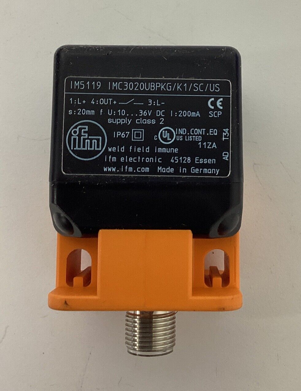 IFM Efector IM5119 20mm Sense Inductive Sensor (CL381)