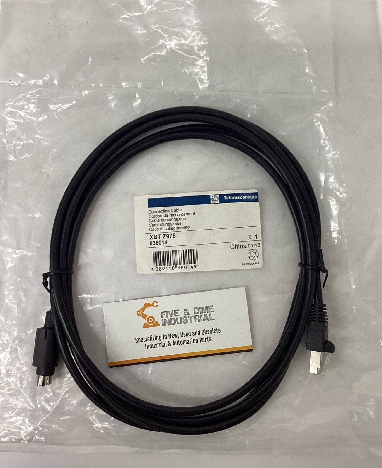 Telemecanique XBT-Z978 Connecting Cable 2.5 meter (CL120)