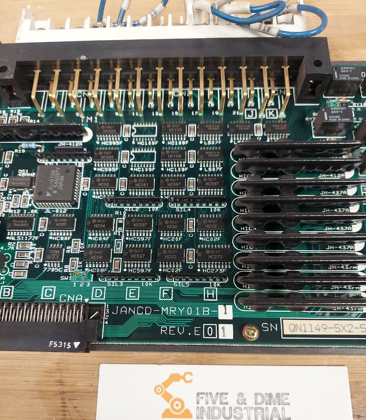 Yaskawa JANCD-MRY01B-1 Control PCB Circuit Board Rev E (CB100) - 0