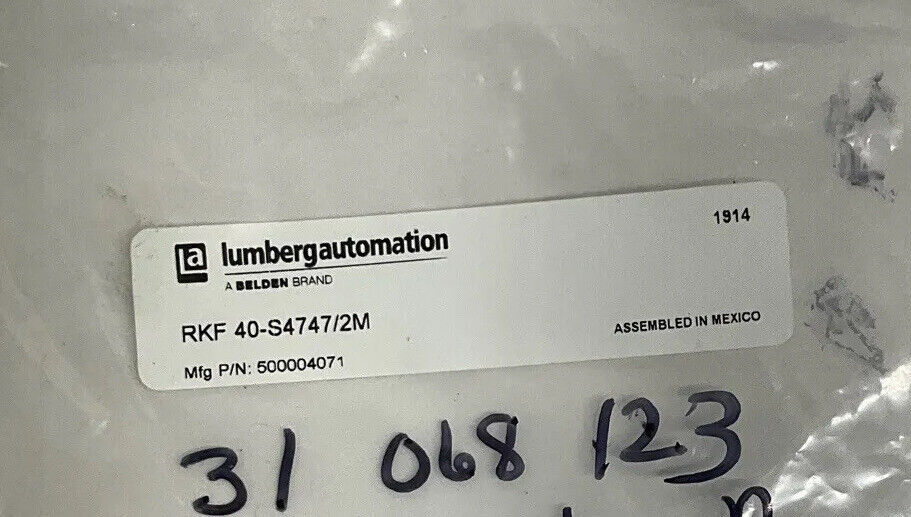 Lumberg Automation RKF 40-S4747/2M 4P Receptable (CBL109)