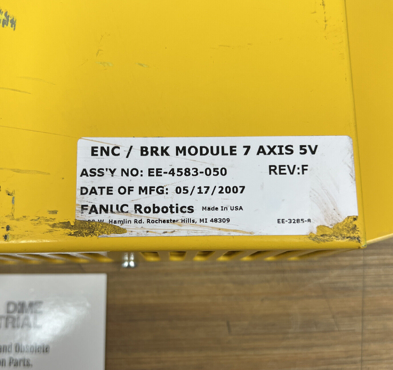 Fanuc 7 Axis Encoder / Brake Module EE-4583-050 Rev F (RE219)