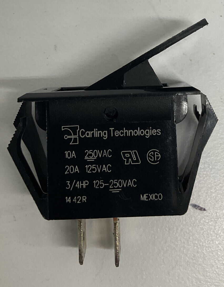Carling Technologies TA22B-TLB-B New  Rocker Switch 20A 250VAC (BL155) - 0