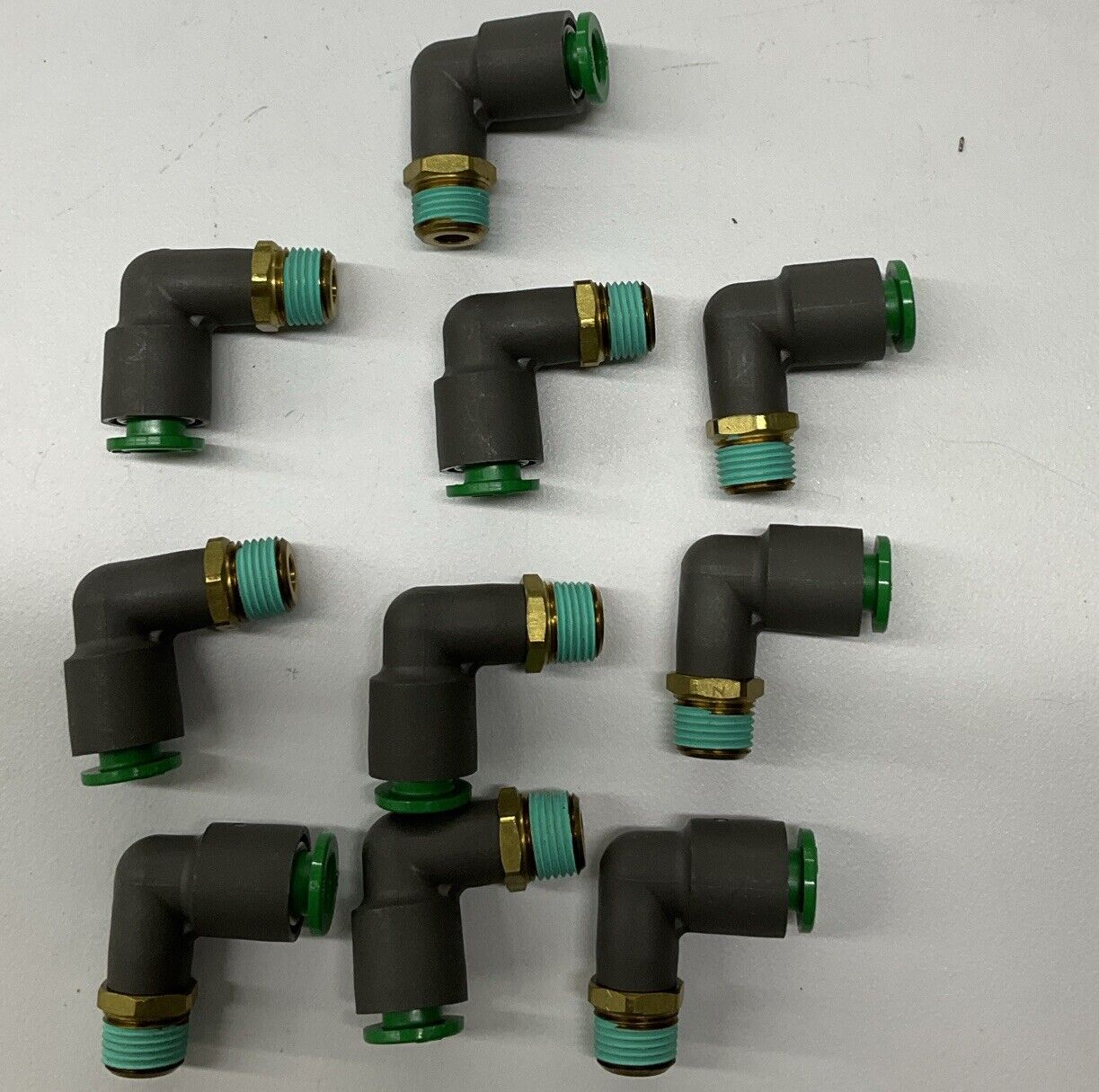 SMC KRL07-34S Bag of 10 90 Degree Push-to-connect Fittings (RE122) - 0