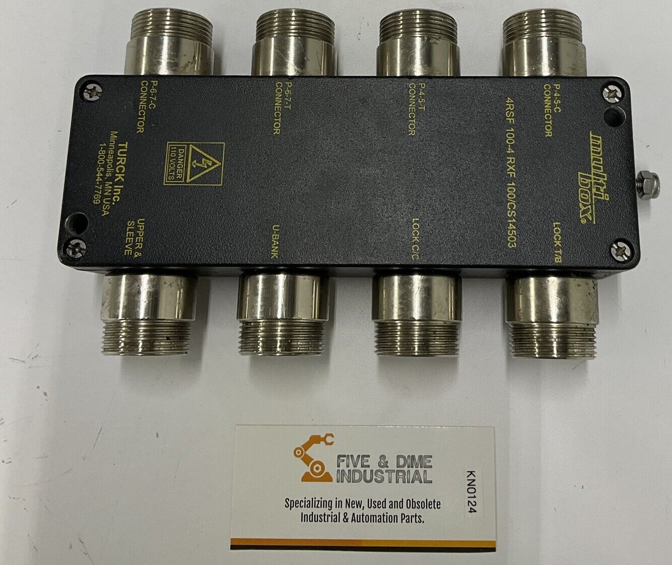 Turck 4RSF 100-4 RXF 100/CS14503 Multibox Connector (RE206)
