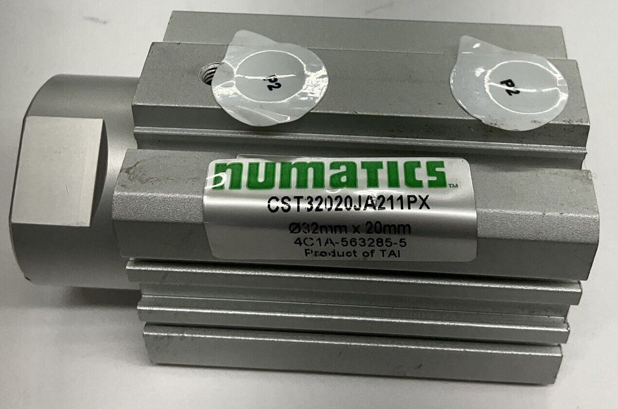 Numatics CST32020JA211PX Compact Cylinder 32mm Bore, 20m Stroke (RE149) - 0
