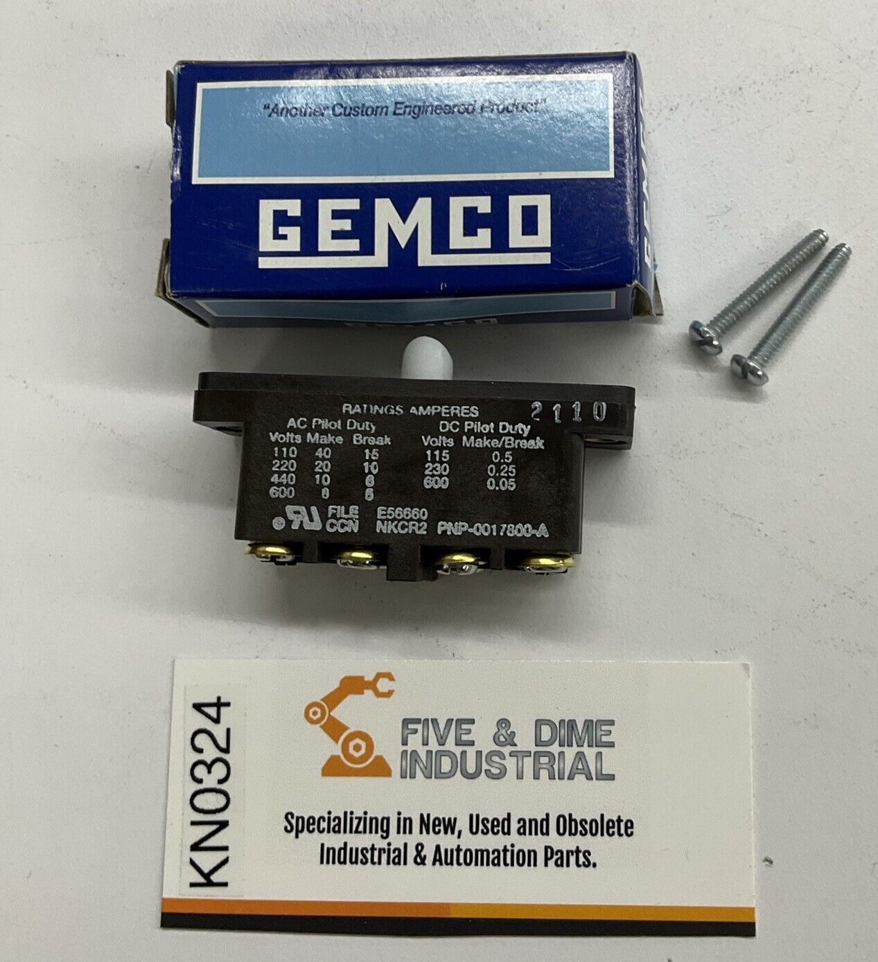 Gemco 19504BAA0 Double Pole, Double Throw Switch (CL369)