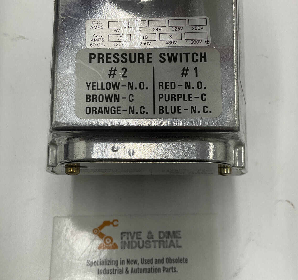 Barksdale Controls CDPD2H-A3SS Pressure Switch 10PSI 287J Type 4 (GR216)