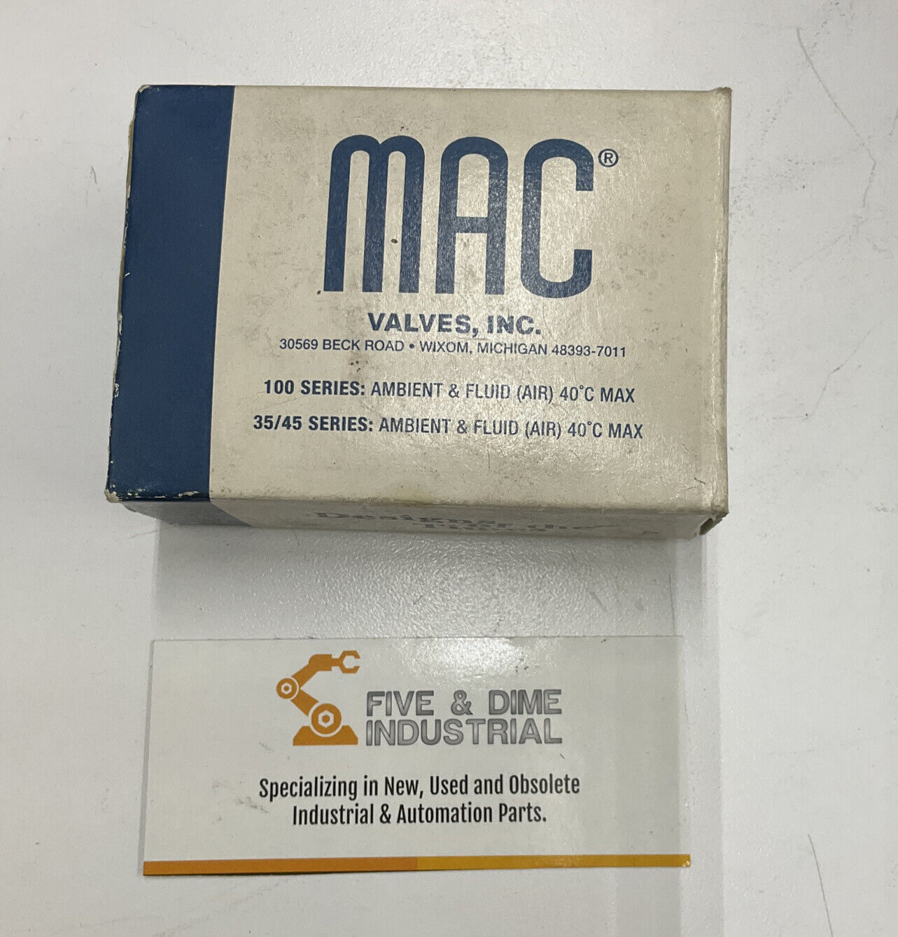 MAC 45A-AA1-DDAAA-1BA 24VDC Pneumatic Solenoid Valve (CL159)
