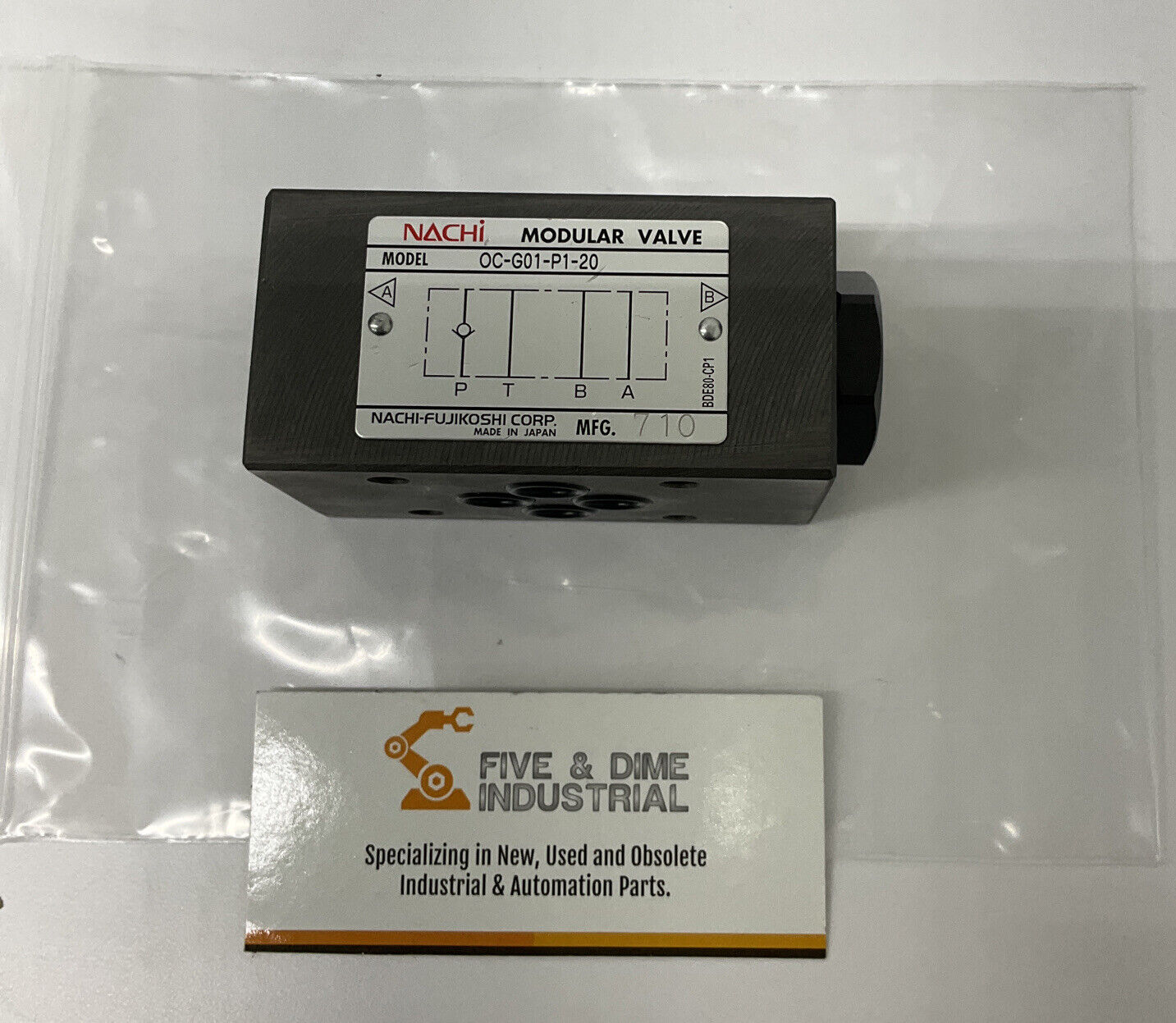 Nachi OC-G01-P1-20 New Modular Check Valve (GR152)