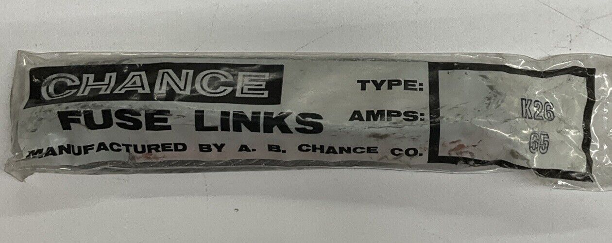 Chance Fuse Links K26-65 Type K-26, 65 AMP (GR225)
