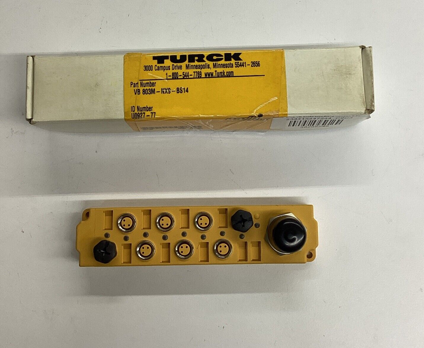 Turck VB803M-NX9-BS14 / U0927-77 Passive Junction Box (BL104)