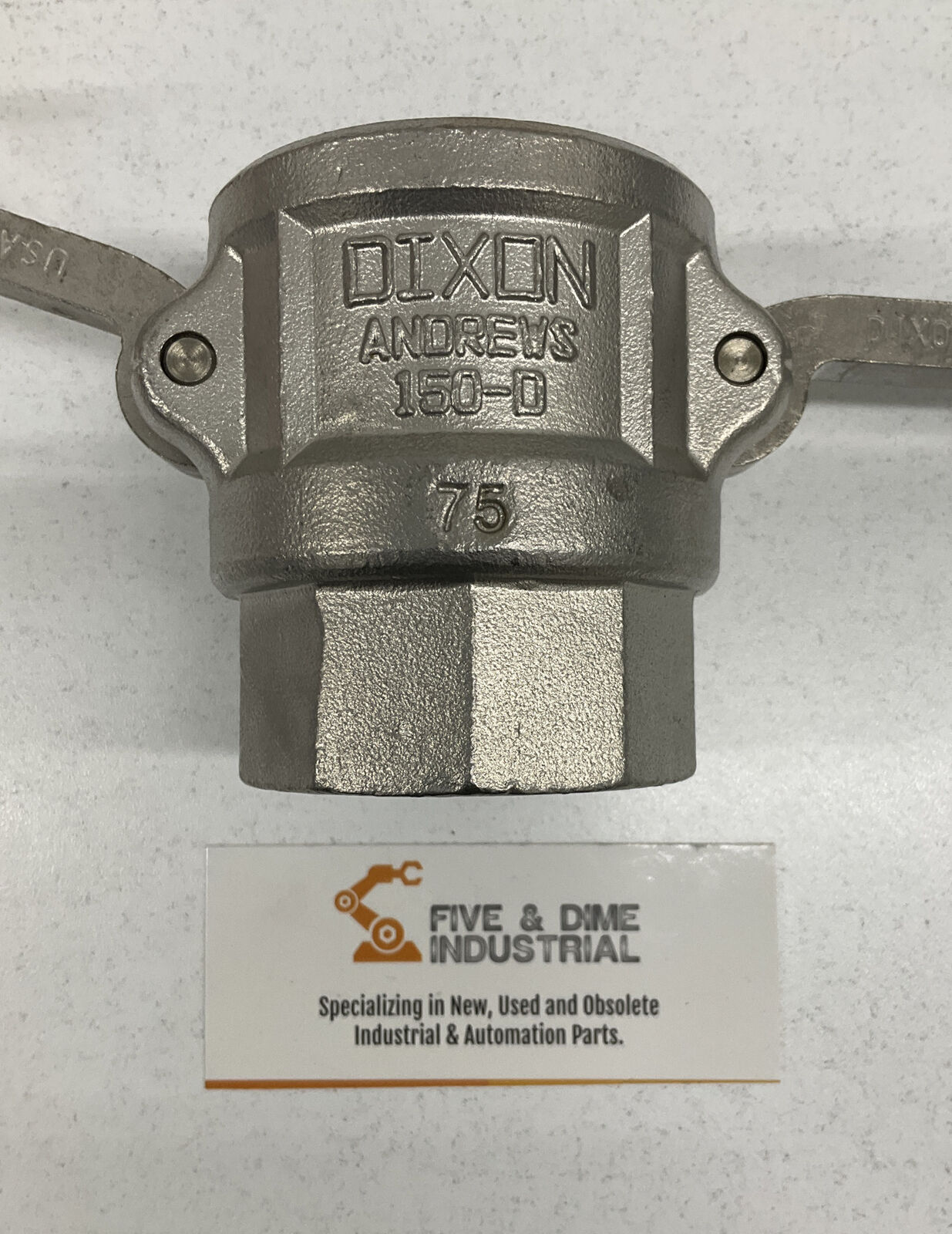 Dixon Andrews 1-1/2" Stainless Steel Coupler DXV-150-DL-SS  (RE241) - 0