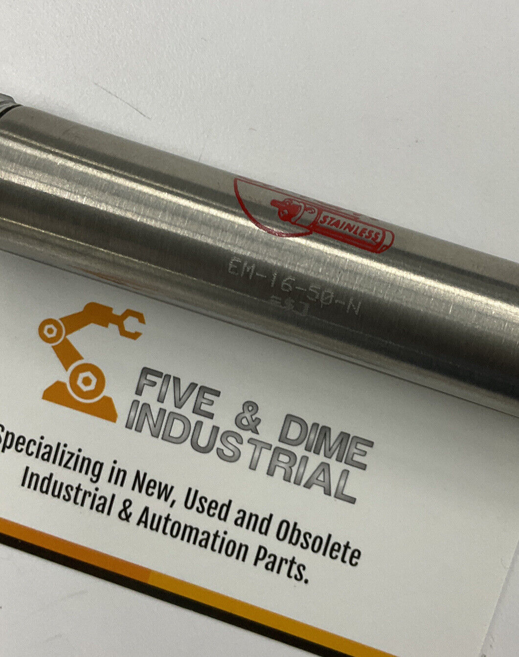 Bimba EM-16-50-N New Stainless Pneumatic Cylinder (CL116) - 0