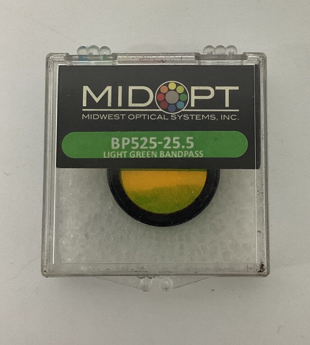 Midwest Optical BP525-25.5 Light Green Bandpass Filter (BL272) - 0