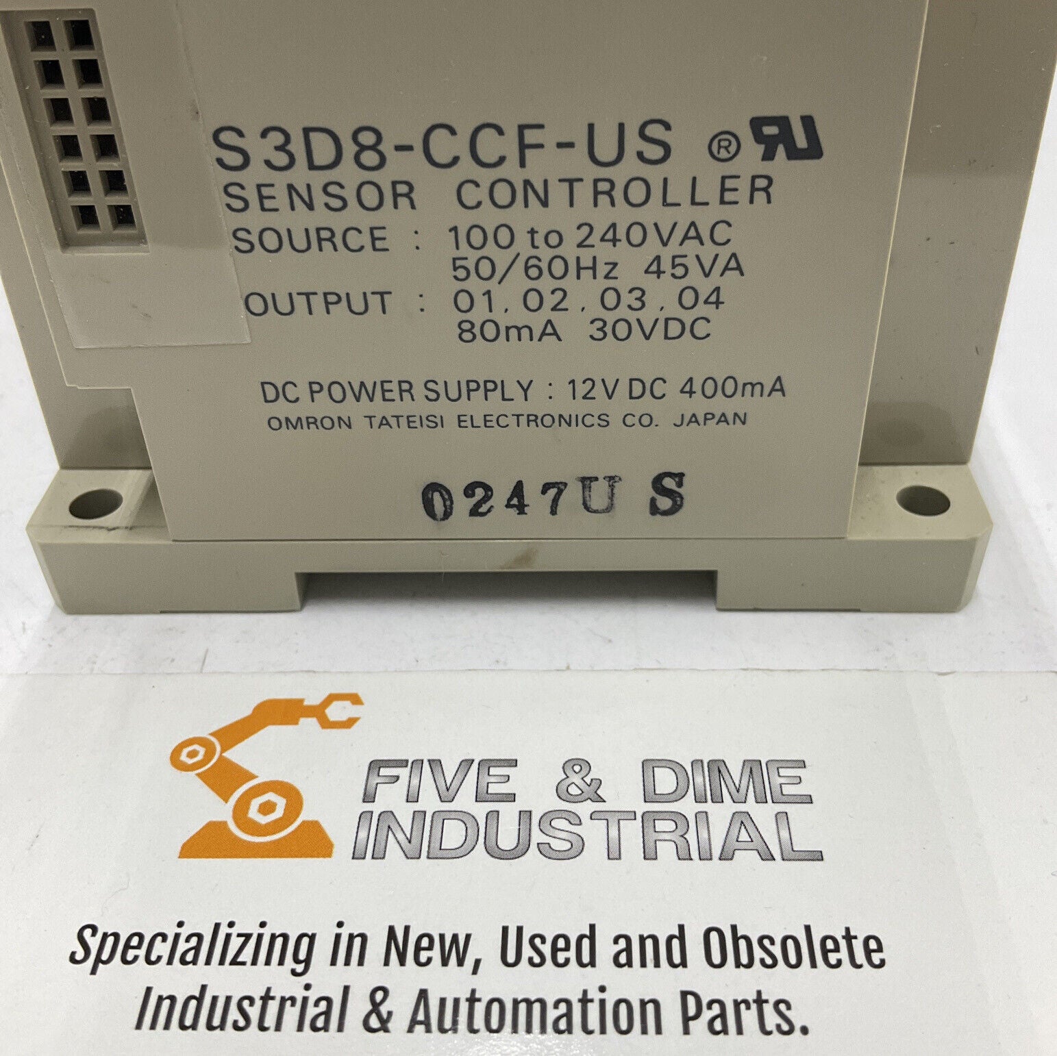 Omron S3D8-CCF-US Sensor Controller 100-240 VAC (CL300)