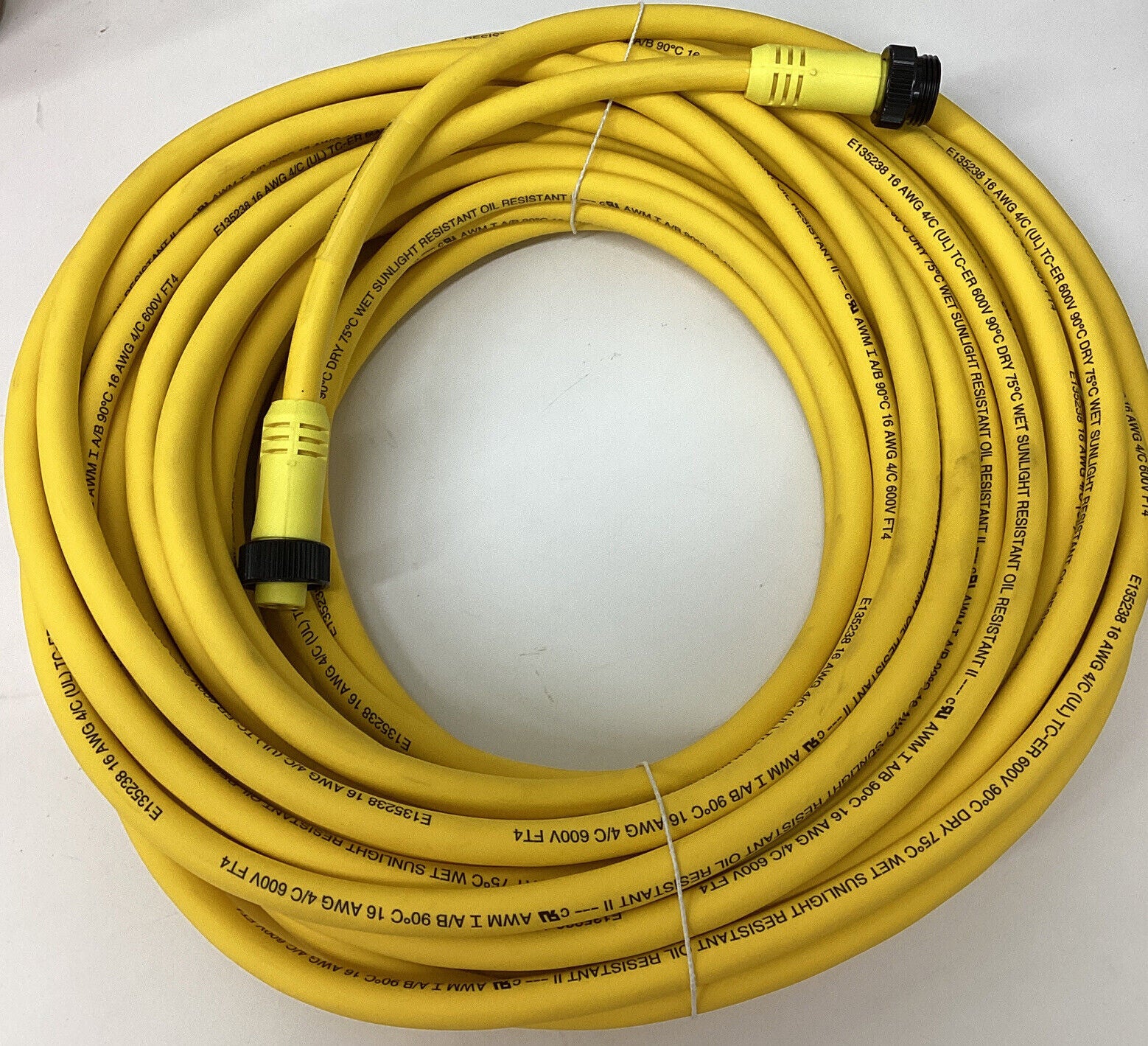 Brad WoodHead 13000100880/114030K12M180 4-Pole Cable Cordset (BK123)