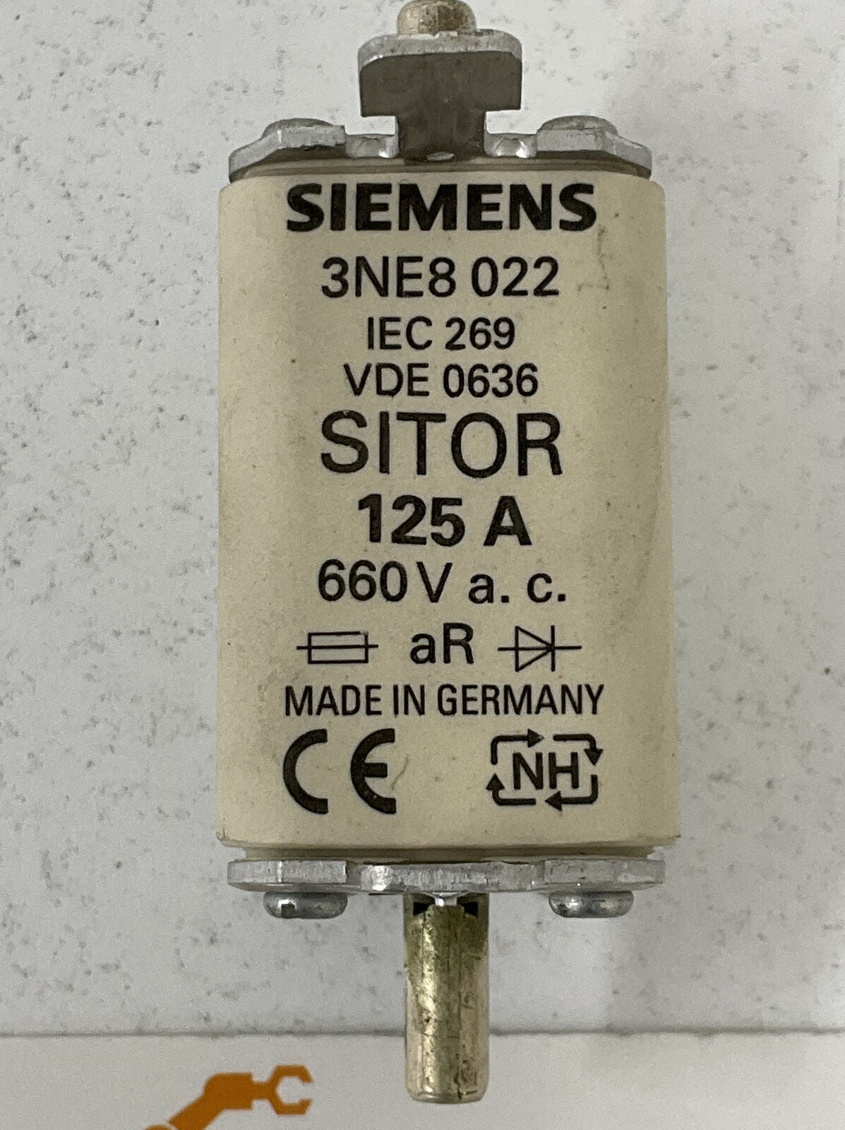 Siemens 3NE8-022 SITOR 125A Fuse 660 VAC (CL256) - 0