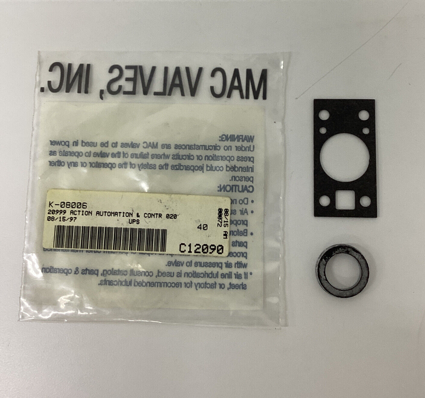 MAC Valves K-08006 Seal & Gasket Kit (CL288) - 0