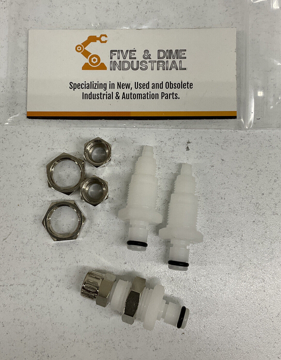 Colder Products Lot of (3) CPC PMC4004 1/4" Panel Mount Coupling Insert (BL197)