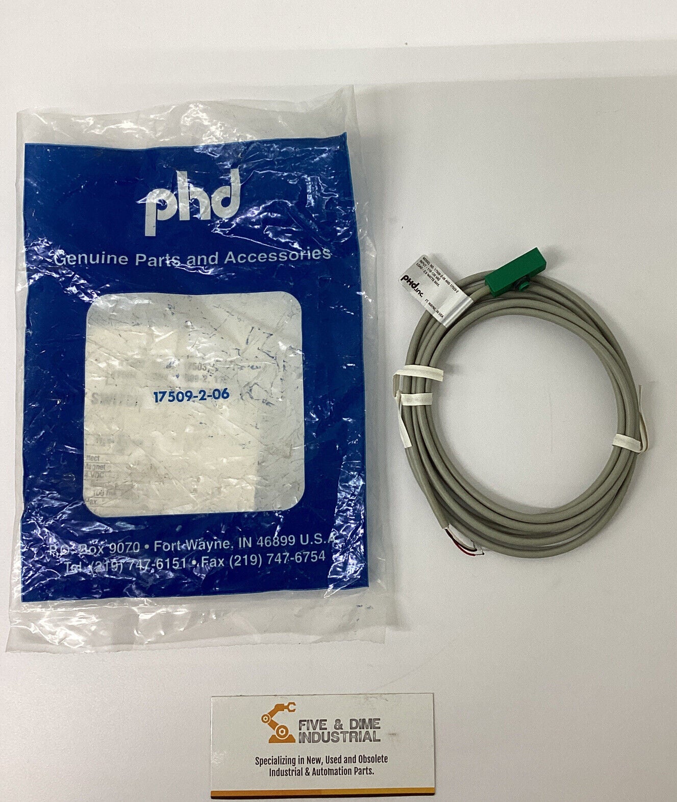 Phd 17509-2-06 Genuine Proximity Sensor  65-120 Vac (CL249)