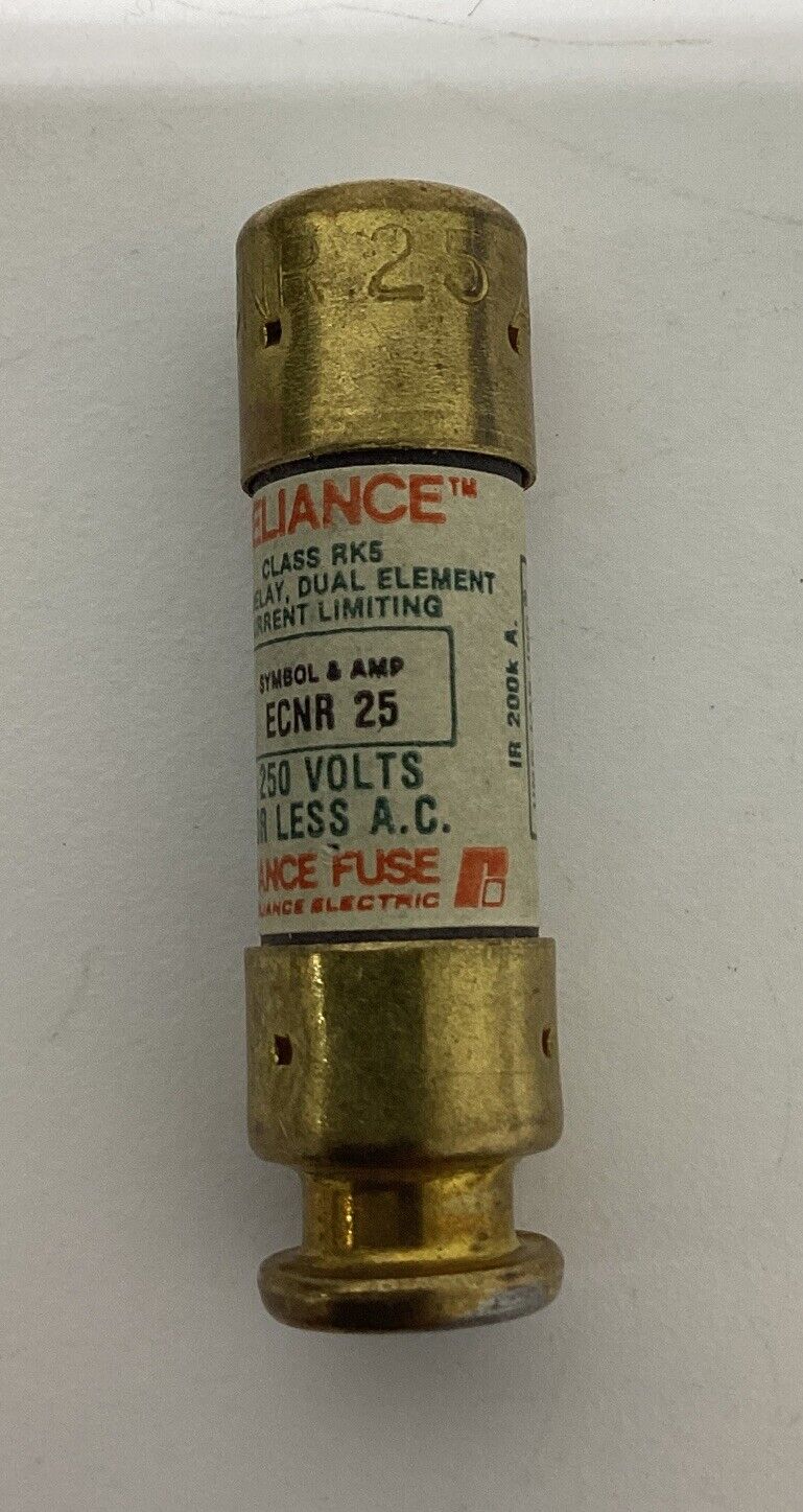 Reliance ECNR-25 Lot of 2 Time Delay Fuses RK5 (CL127)