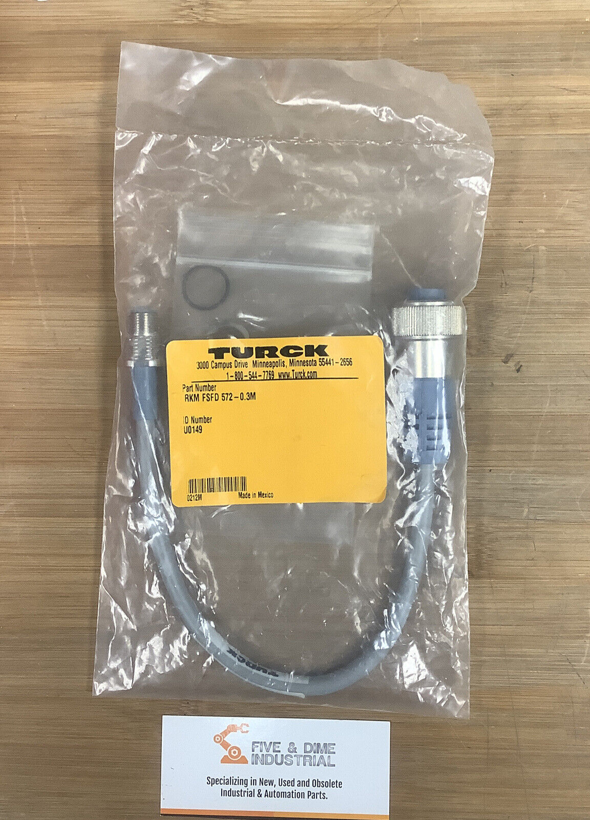 Turck RKM FSFD 572-0.3M U0149 Cable   (YE139) - 0