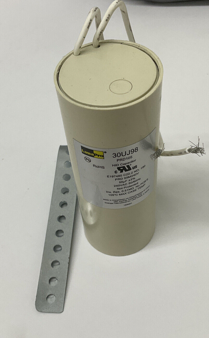Lumapro 3OUJ98 Dry Film Capacitor 55UF 240 VAC (GR209)