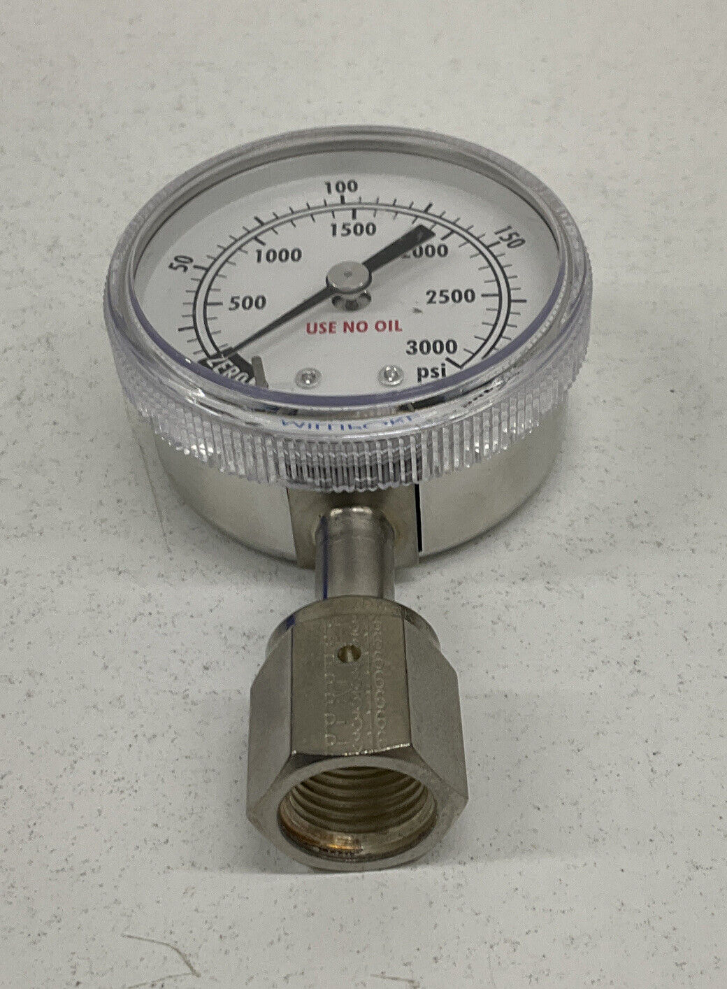 Millpore 01-0159-C 0-3000 PSI / 0-200 Bar Pressure Gauge (BL262)