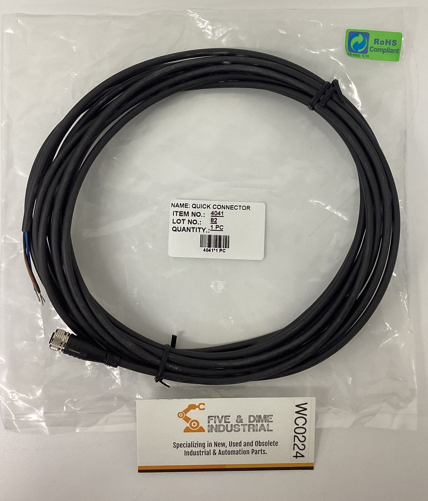 Parker 4041 Magnetic Sensor Cable 3-Pole,  15ft (BL285)