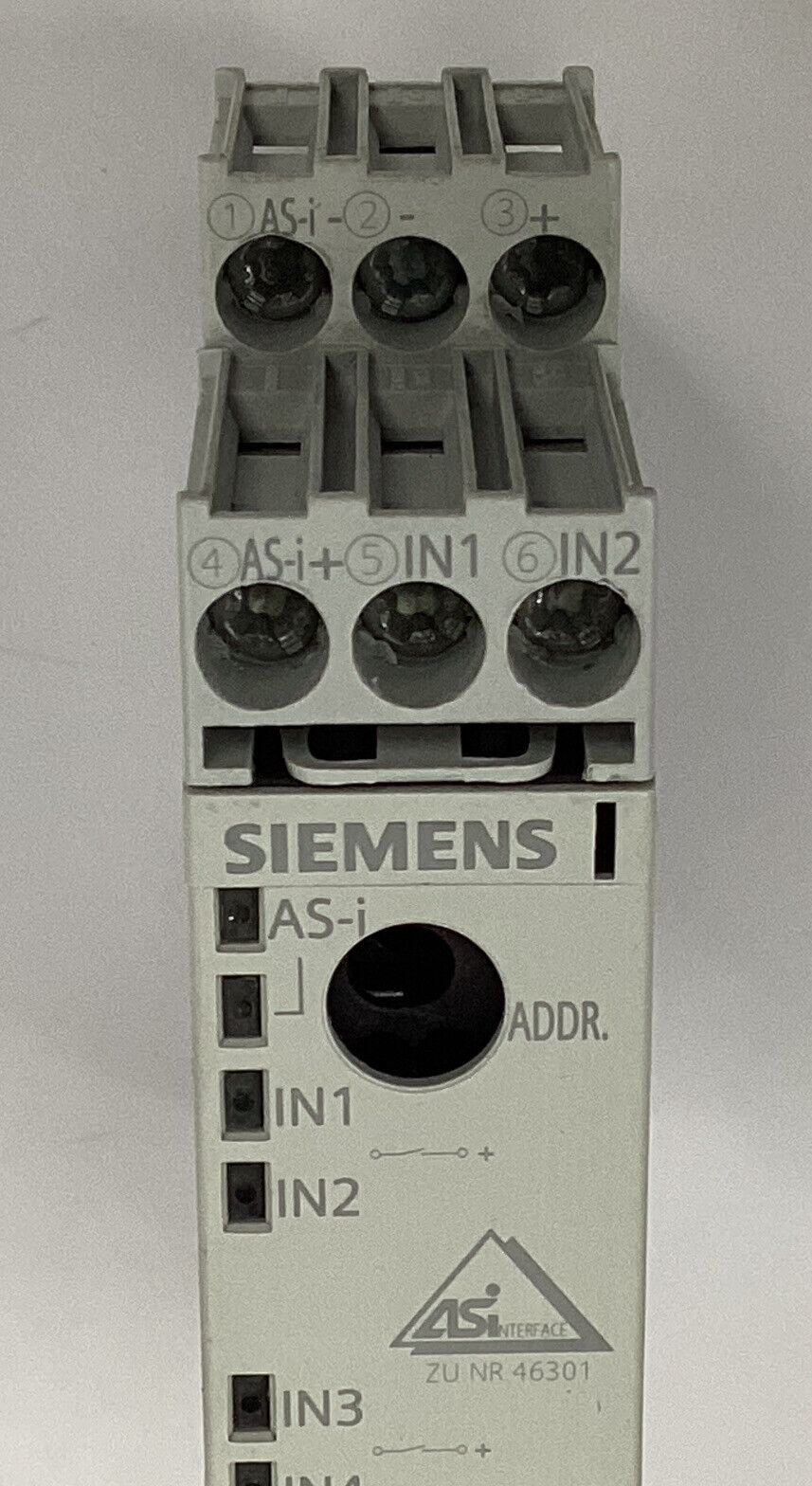 Siemens 3RK2200-0CE02-0AA2 AS-Interface Control Module 4 DI (BK143)