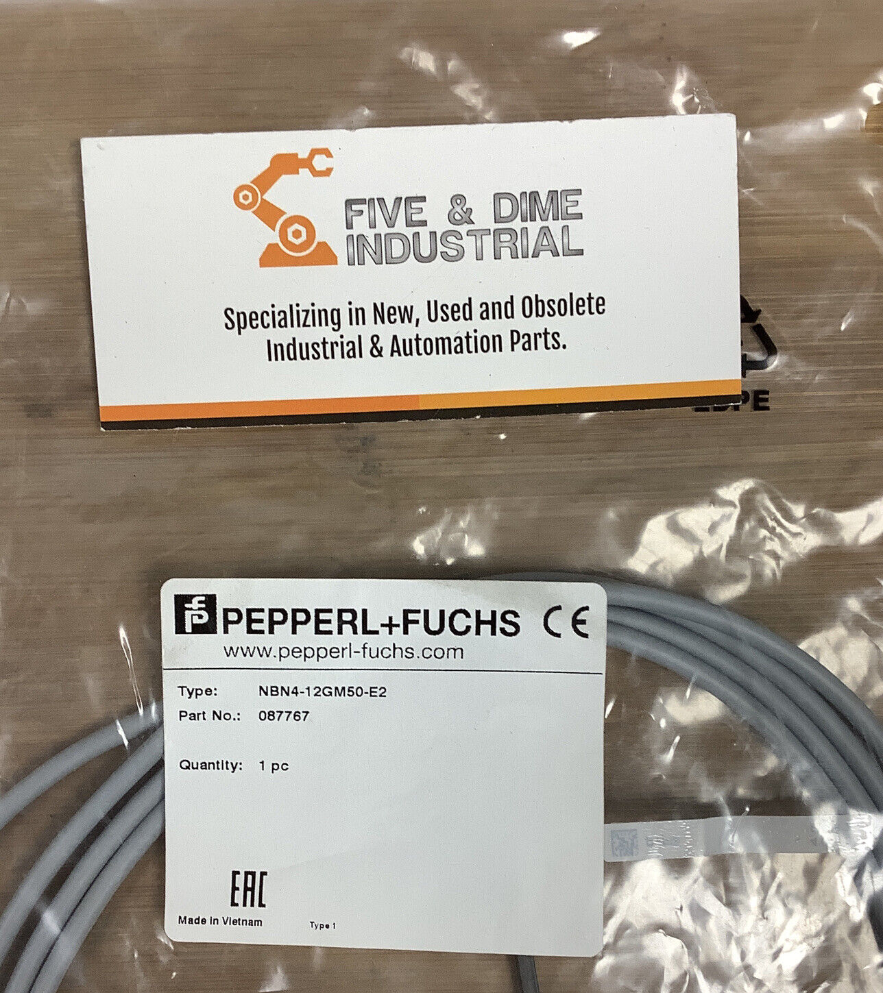 Pepperl Fuchs NBN4-12GM50-E2 New 4MM Proximity Sensor (CL305) - 0