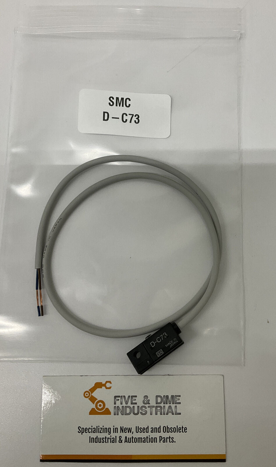SMC  D-C73  Auto Reed Switch Sensor  0.5 Meter 24VDC  110VAC (RE193)