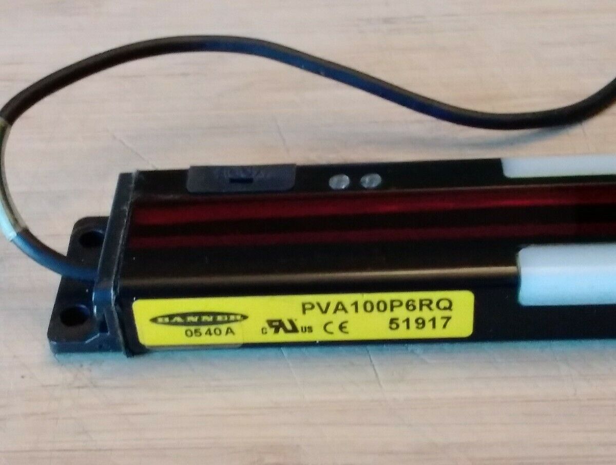 Banner PVA100P6RQ Light Curtain Receiver Sensor (GR122) - 0